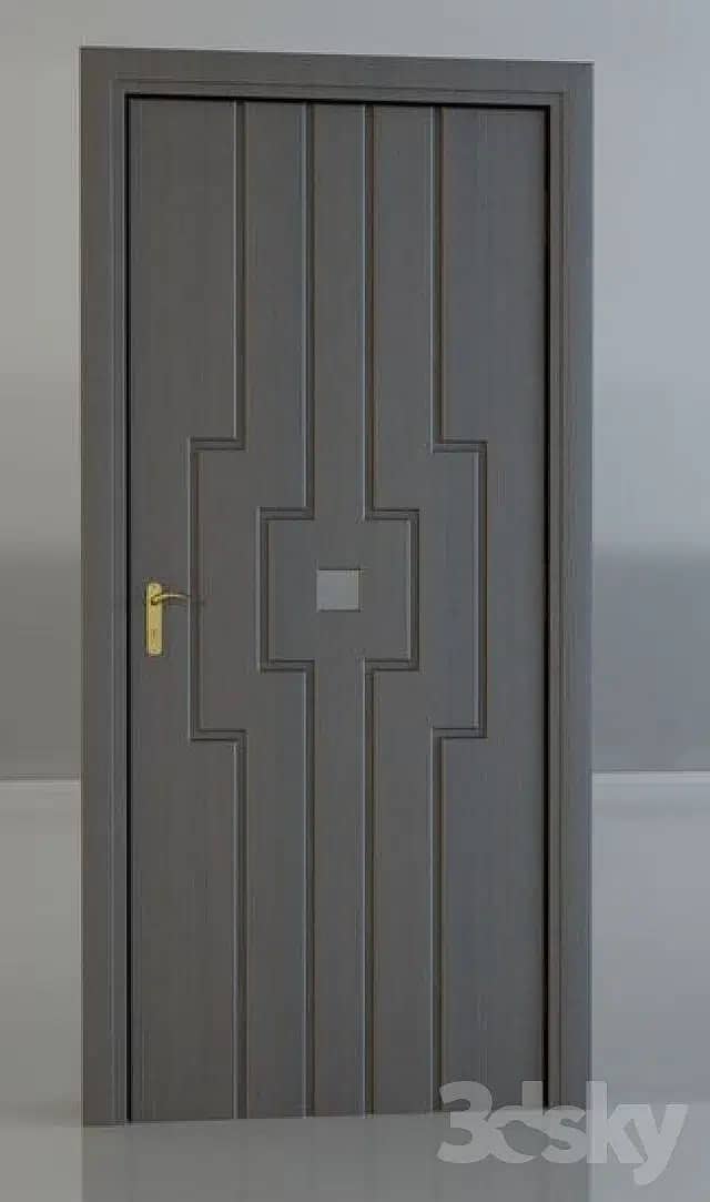 Fiber Doors/Ash Wood Door/PVC Door Water Proof door\ Wood Doors 17