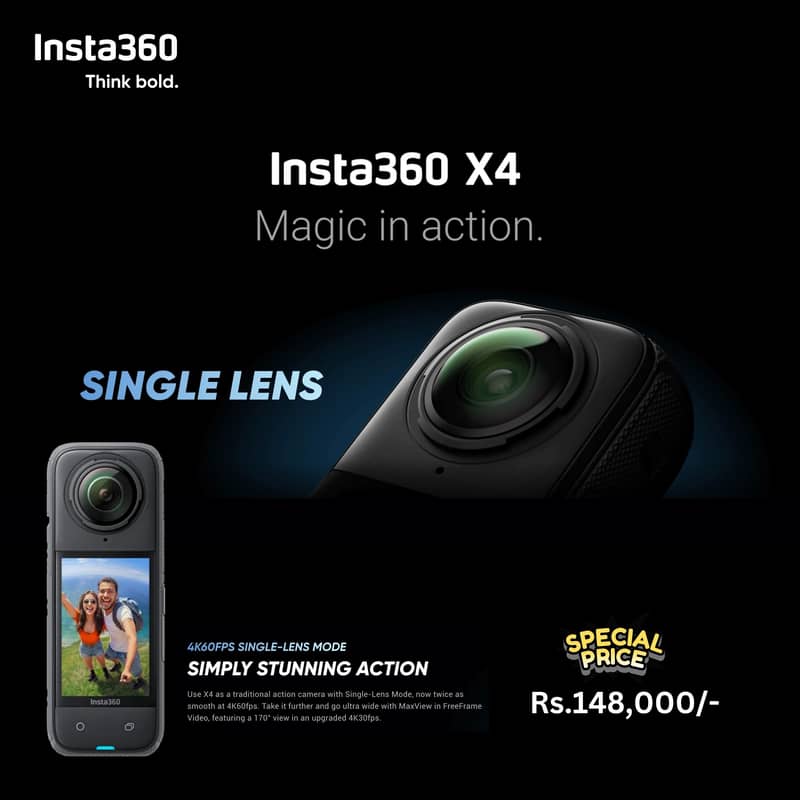 Insta360 X4 360° 8K Camera 1