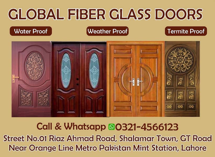 Fiber Doors/Ash Wood Door/PVC Door Water Proof door\ Wood Doors 6