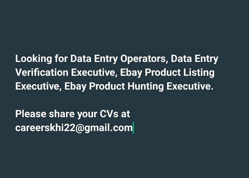 Data Entry Operator 0