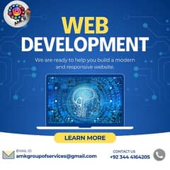 Website Development with  . com Domain in just PKR 10000