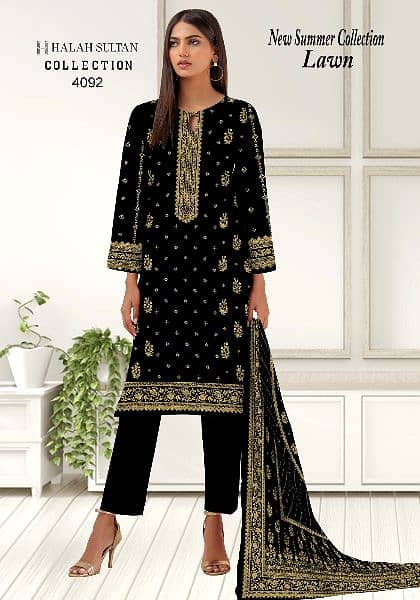 Ladies Dress / Casual Dress / Lawn Dress / 3Pc Suit / Unstich Dress 14