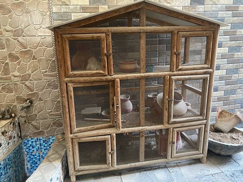 Waterproof top birds Cage 0