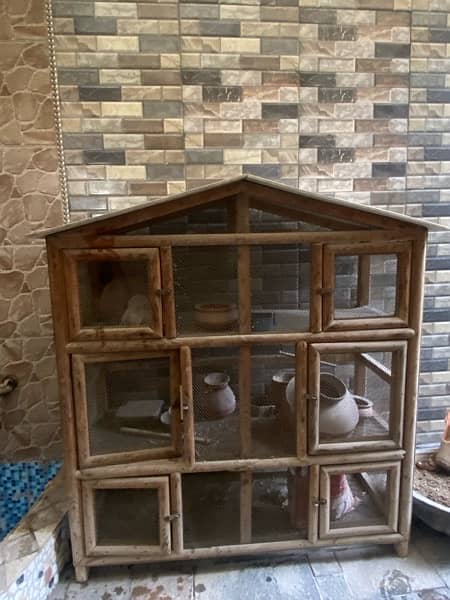 Waterproof top birds Cage 3