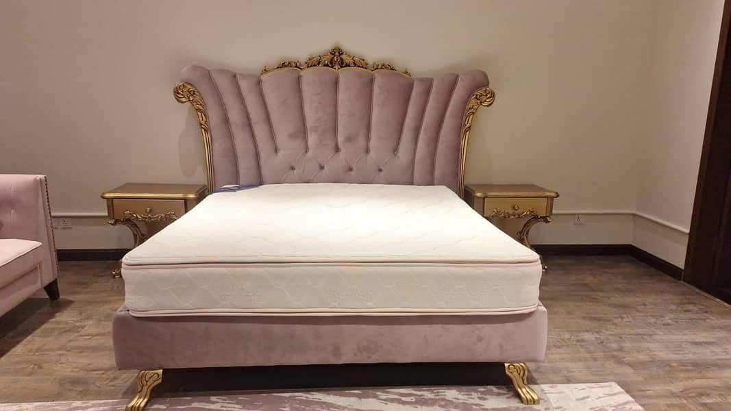 Bed set/ King size Bed/ Double Bed/Poshish bed 1