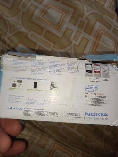 6300 Nokia Original mobile With box , original battery and full new 7