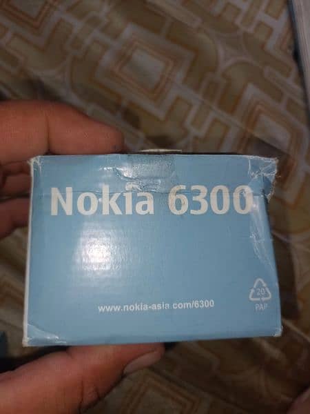 6300 Nokia Original mobile With box , original battery and full new 8