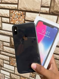 iPhone X 256gb water pack with box non pta 03254831450 WhatsApp number 0