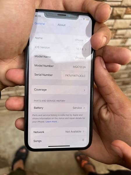 iPhone X 256gb water pack with box non pta 03254831450 WhatsApp number 7