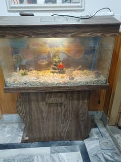 Aquarium with table stand for sale