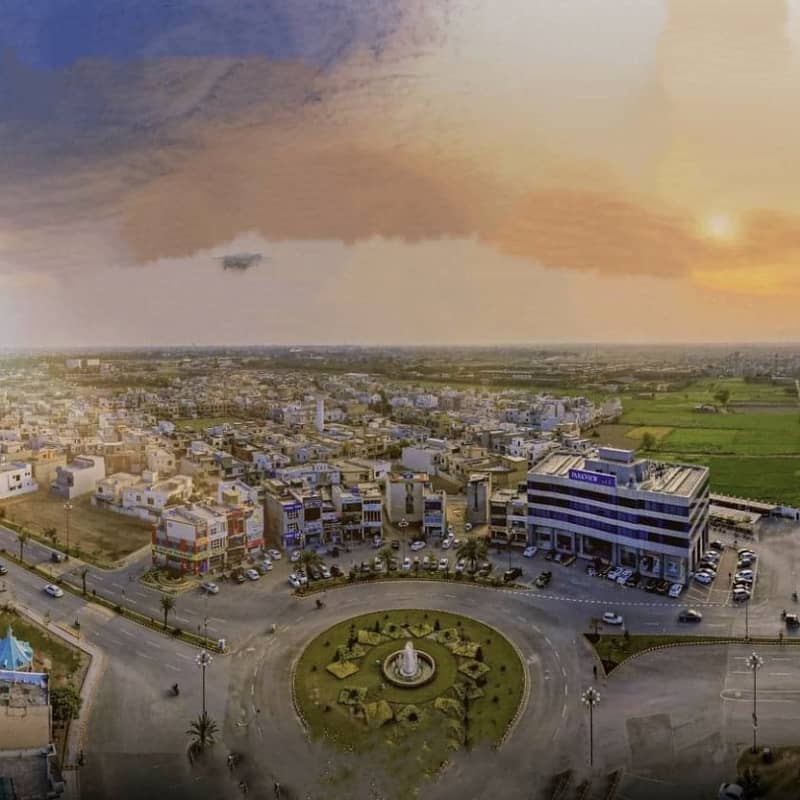 Prime Location 10 - Marla Plot Is Available In Platinum Block Of Park View City Lahore Situated At Main Multan Road Opposite DHA Phase IIX EME Sector Canal Road Near Motorway M - 2 , Ring Road , Orange Line Train Metro Store & Emporium Mall 33