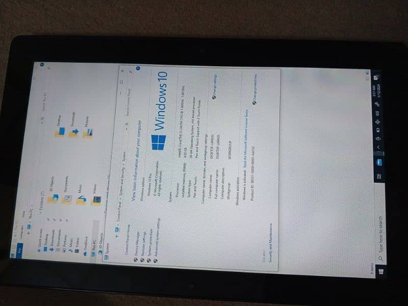 Samsung Tablet XE700T1A Notebook 128Gb SSD Intel Core i5-2.30GHz 7