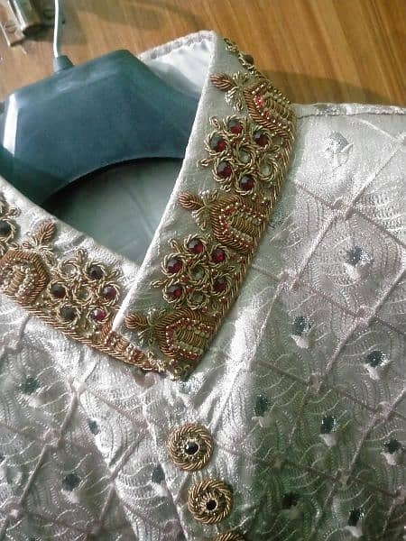 Wedding Sherwani. . one time used. . perfect condition 1