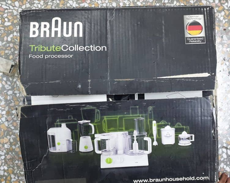 BRAUN FOOD FACTORY . . MADE IN GERMANY 4