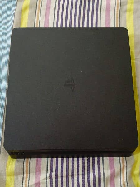 PS4 Slim 2-TB with One Original Controller 0