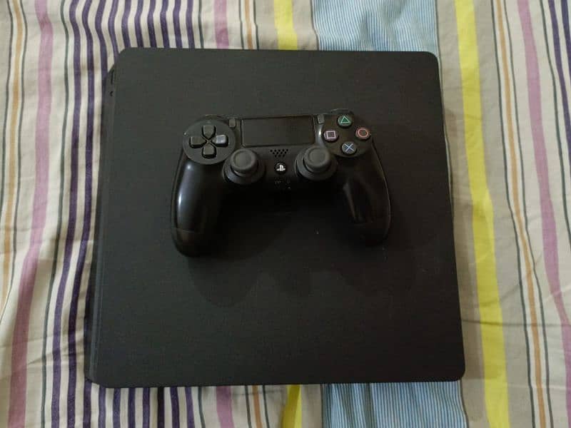 PS4 Slim 2-TB with One Original Controller 6