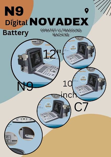 NOVADEX N9 DIGITAL HD ULTRASOYND MACHINE BATTERY OPRATED 2