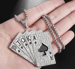 Playing Cards Poker Tag Pendant