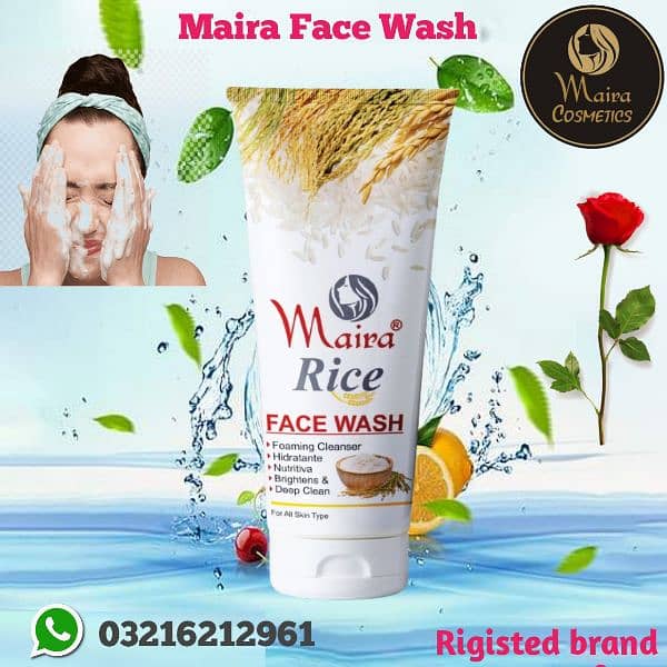 Maira Rice Face Wash 1