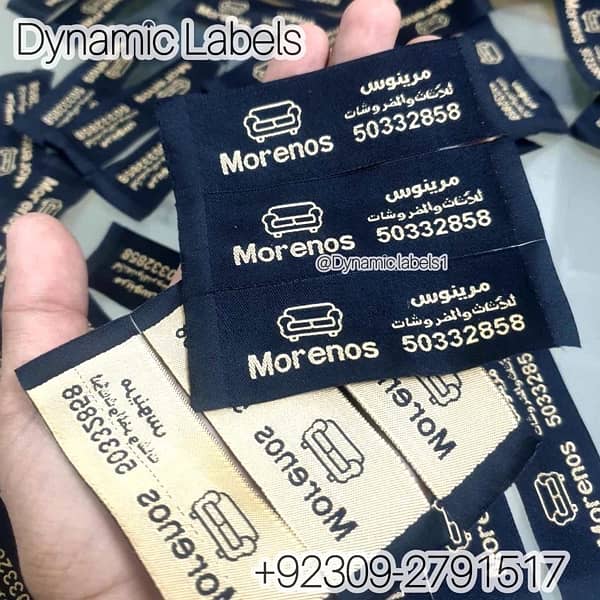 Woven labels fabric labels printed labels Satin labes 0