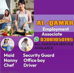 Maids / House Maids / cook / Nanny , chef / Baby Sitter maid available