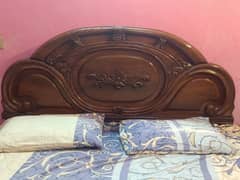 Used bed set with side tables and dressing