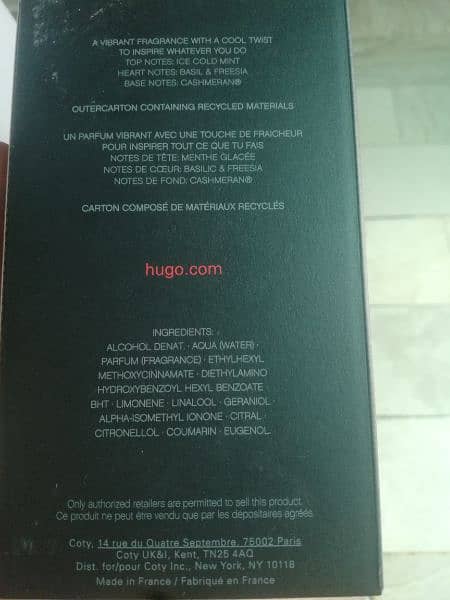 hugo boss perfume 125ml orignal 2