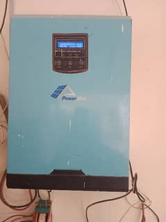 solar panels with power Max inverter.