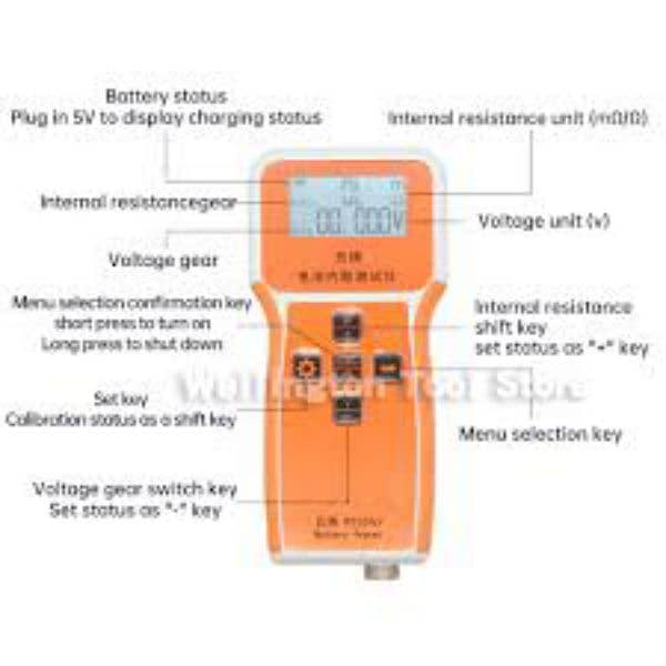 RC3563 IR tester for all lithium batteries 18650,32650 0