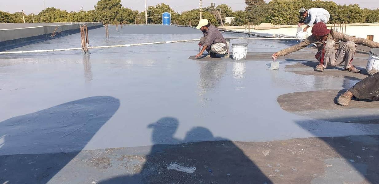 Roof Heat Proofing in karachi Roof Waterproofing Services 1