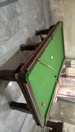 1 snooker table 1 football game 2 frames for sale