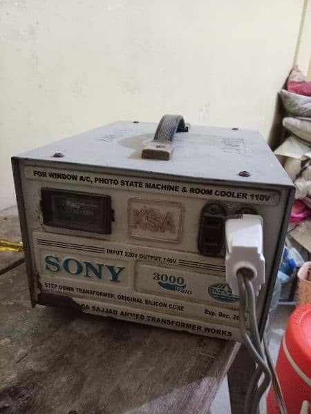 110 portable ac good condition with steblizer 3