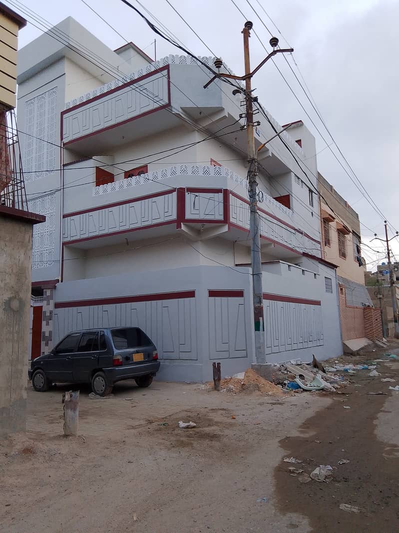 84 YARDS BEAUTIFUL INDEPENDENT HOUSE FOR RENT SECTOR 5C3 NORTH KARACHI 0