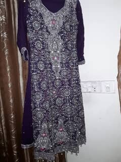 wedding  and party wear 3 pc shiffon  suit.