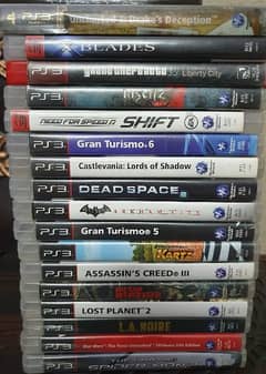 ps3 games 17 CD in good condition 0