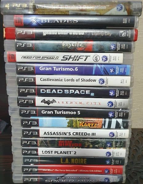 ps3 games 17 CD in good condition 1