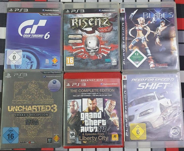 ps3 games 17 CD in good condition 2