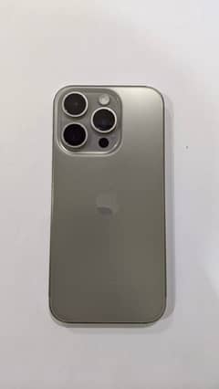 Iphone 15 pro jv natural titanium LLA model