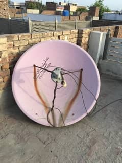 settlite receiver and dish  antenna