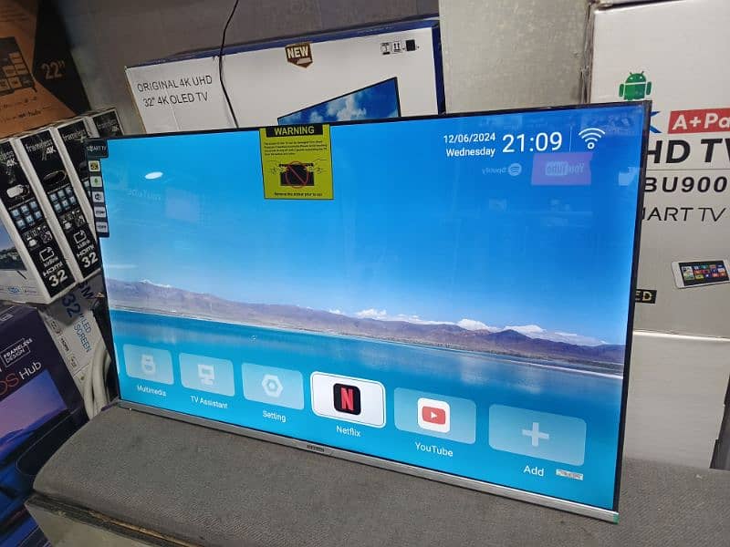 Slim Smart TVS 32, INCH 4K UHD Model 03227191508 0