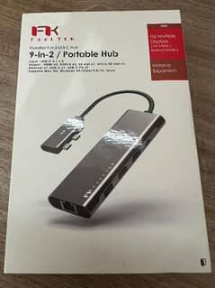 Feeltek Portable 9 in 2 USB-C Hub 0