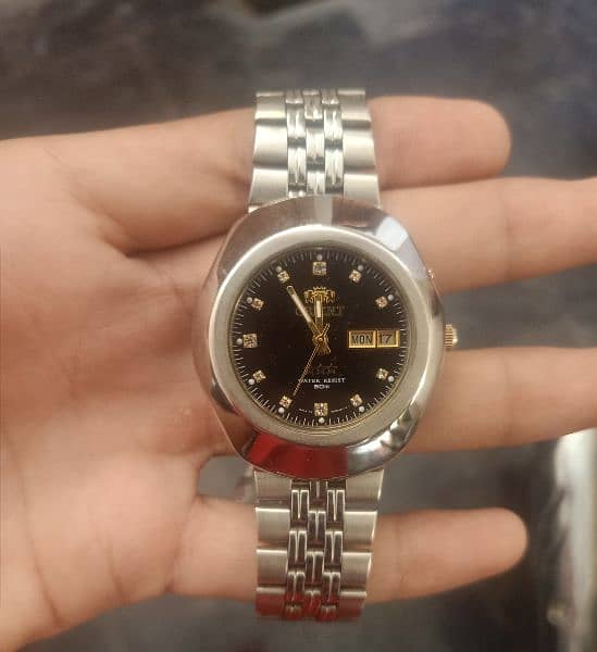 Orient automatic watch 10 by 10. . 03315138935 contact on Whatsapp. 1