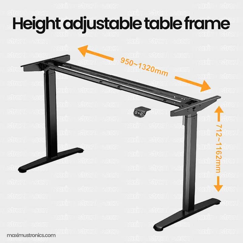 Adjustable Height standing desk electric tabl e frame for computer 6