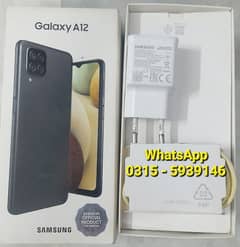 Samsung Galaxy A12 – Official PTA Approved - 4gb/128gb - Black Color