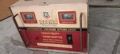 Reena Company stabilizer 7000 Hazar watts