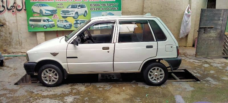 Suzuki Mehran 2007 Available for Monthly Rent without Driver 12