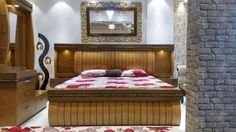 new 4 pice bed room ,Ghar k furniture ke repairing karte Ha03218929629 7