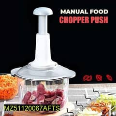 Manual Hand Press Food Chopper 0