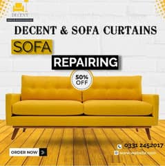 sofa repair/sofa maker/cover change/ polish work