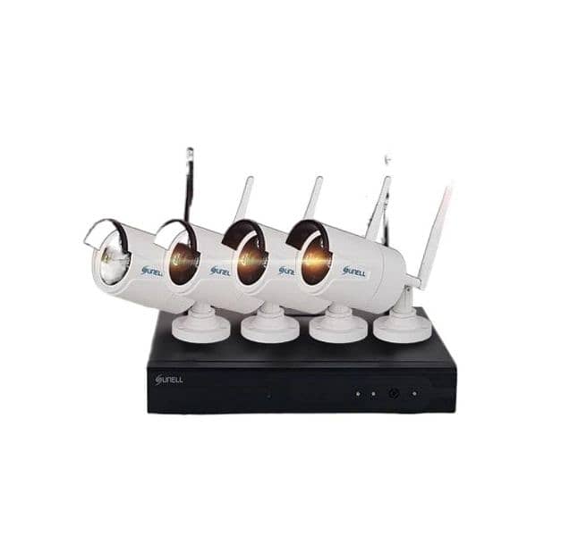 WIFI CCTV Security System 720p IP Camera Kit Outdoor Indoor Night K14W 1